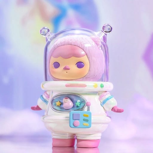 【New】Pop Mart Pucky Space Cat Astronaut Blister Pack Figure