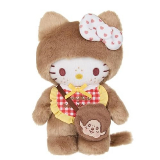 Hello Kitty x Monchhichi HK S Gingham