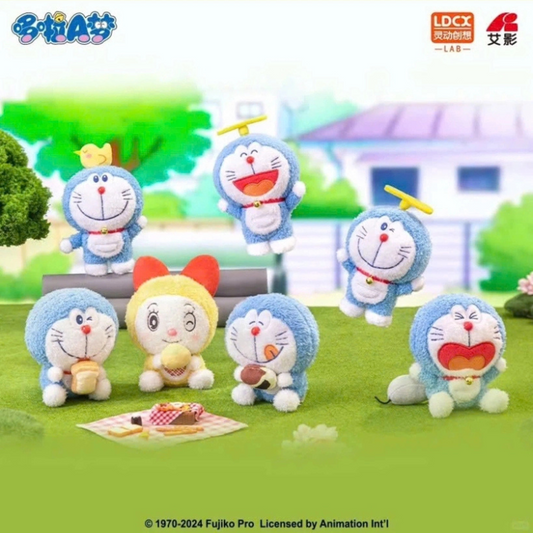 【NEW】Doraemon Funny Movable Series Plush Blind Box