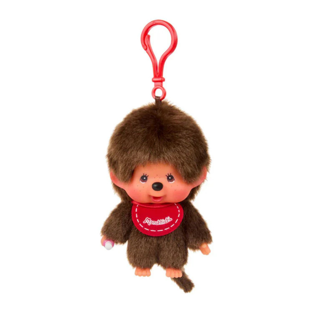 Monchhichi Classic Big Head Boy Keychain
