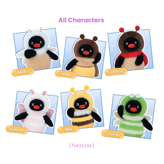Pingu Bug Buddies Series Plush Pendant Blind Box