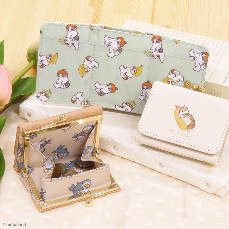 Mofusand: Cat Compact Wallet One Point (Shark) – Kouhigh Toys