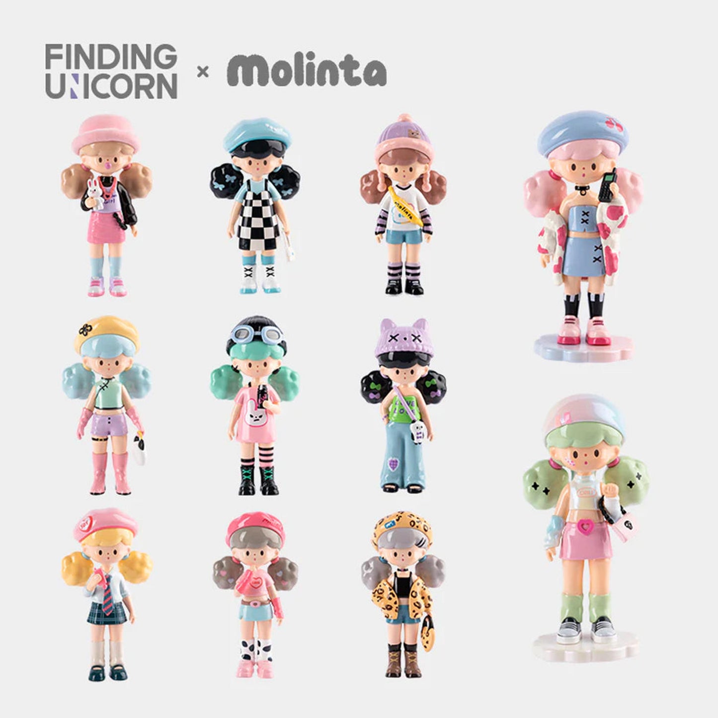 F.UN X Molinta Popcorn Sister Gossip Club Series Blind Box