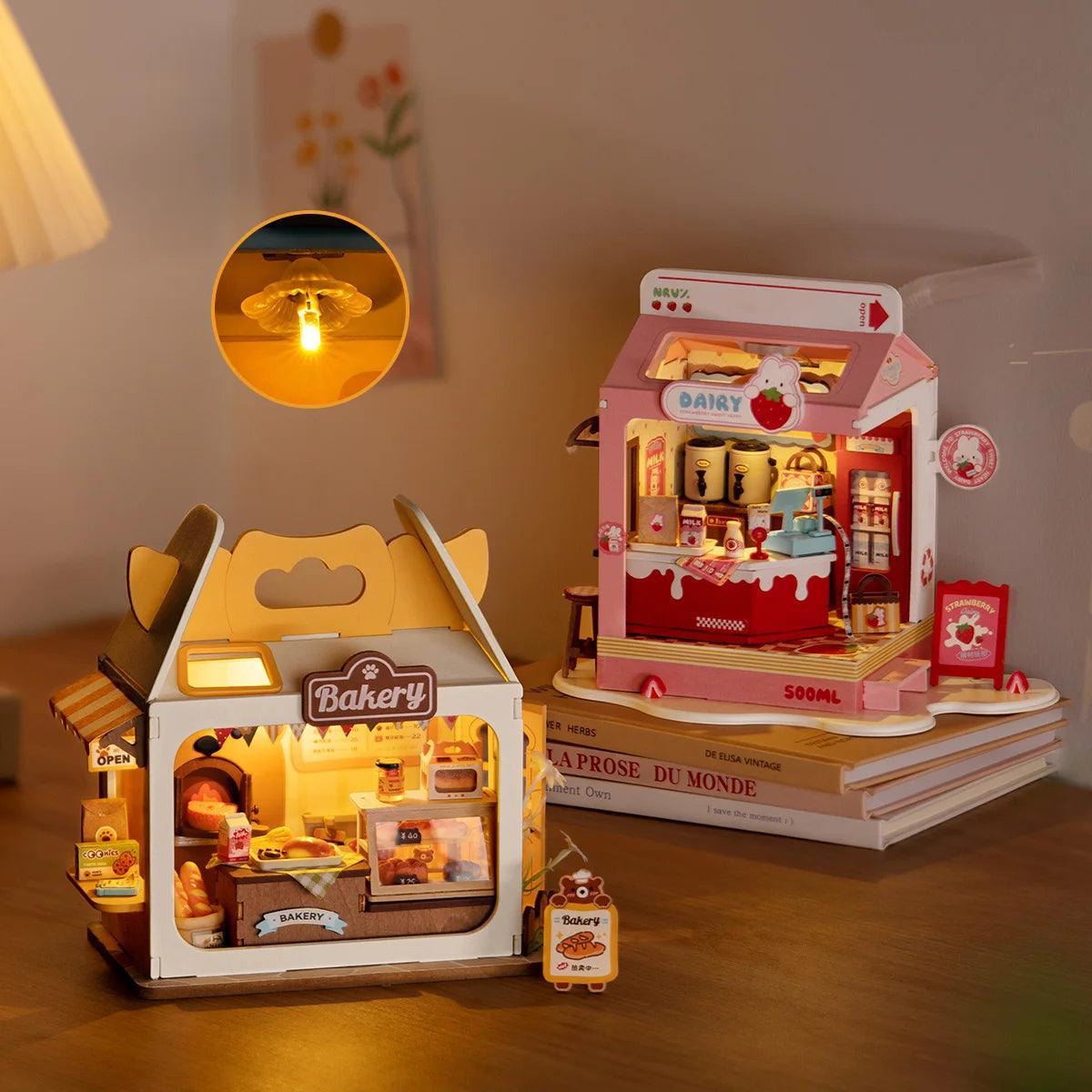 Rolife: Food Box Shop DIY Miniature House Kit – Kouhigh Toys