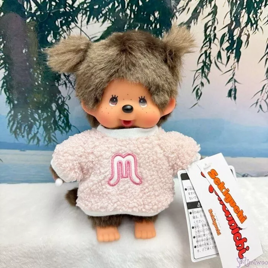 Sekiguchi Monchhichi M Logo Fuzzy Sweater Girl