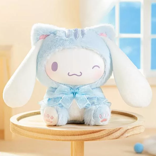 Sanrio Play With Kittens Vinyl Face Plush Keychain Blind Box