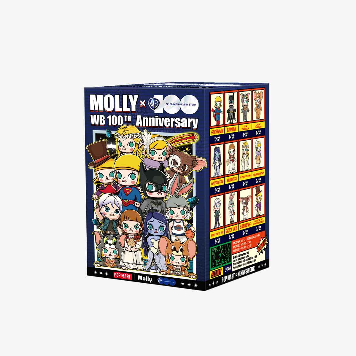 【New】Pop Mart Molly X Warner Bros.100th Anniversary Series Blind Box Random  Style