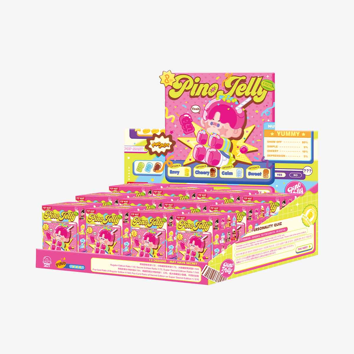 【Restock】Pop Mart Pino Jelly Taste Personality Quiz Series Blind Box Random Style