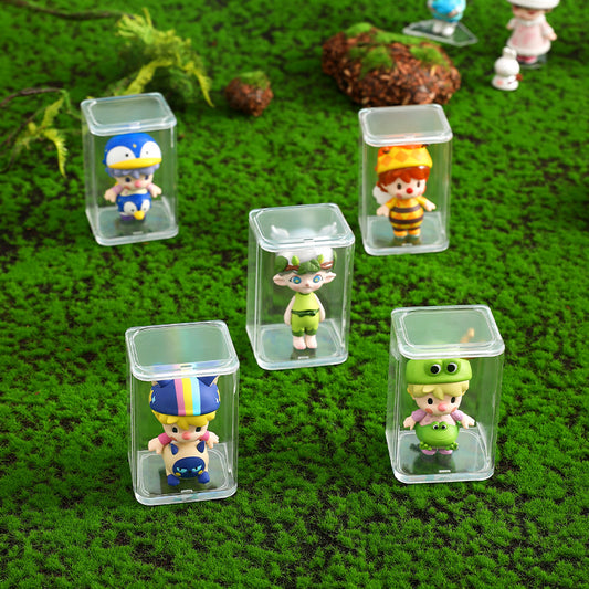 KT: Clear Plastic Show Case Display Case 6.3*5.5*9.5CM